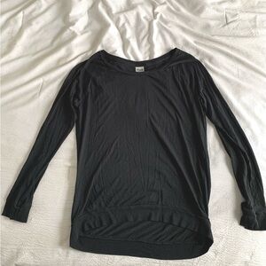 Victoria's Secret PINK Black Long Sleeve Top